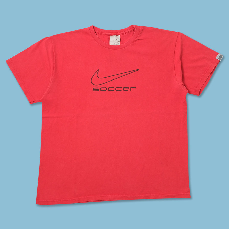 Vintage Nike Soccer T-Shirt Medium 