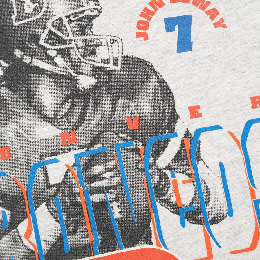 Vintage Nutmeg Denver Broncos T-Shirt Medium 