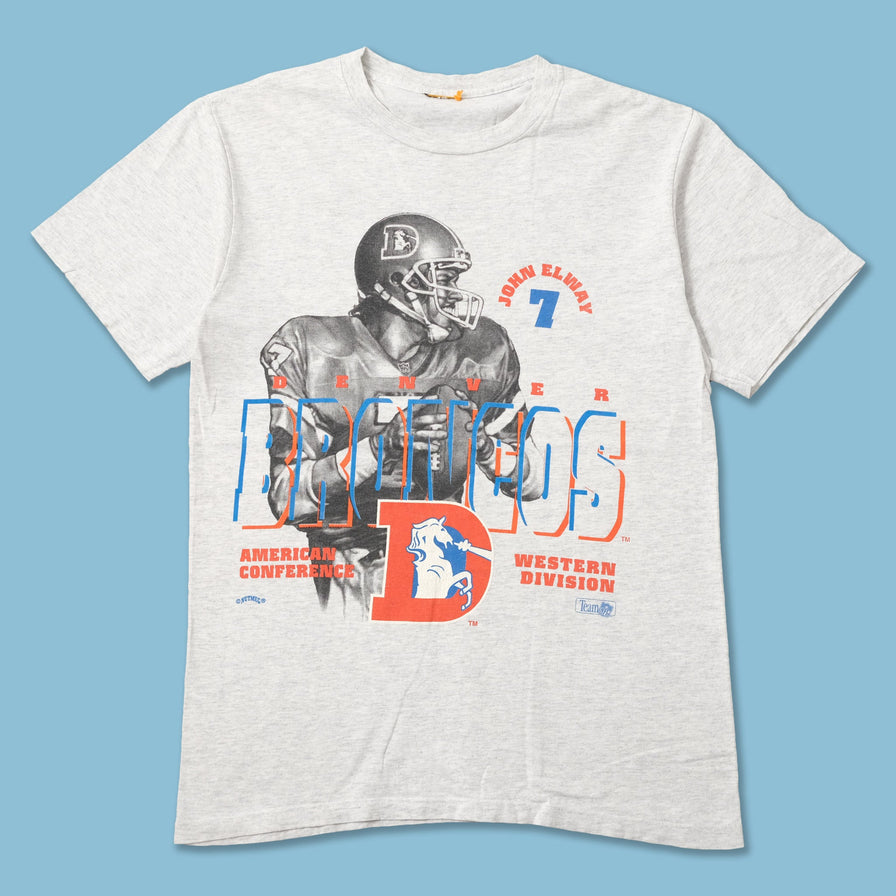 Vintage Nutmeg Denver Broncos T-Shirt Medium 