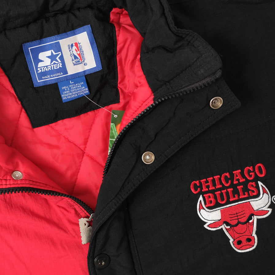Vintage Starter Chicago Bulls Jacket Large 