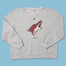 Vintage Reebok Phoenix Coyotes Sweater Large 