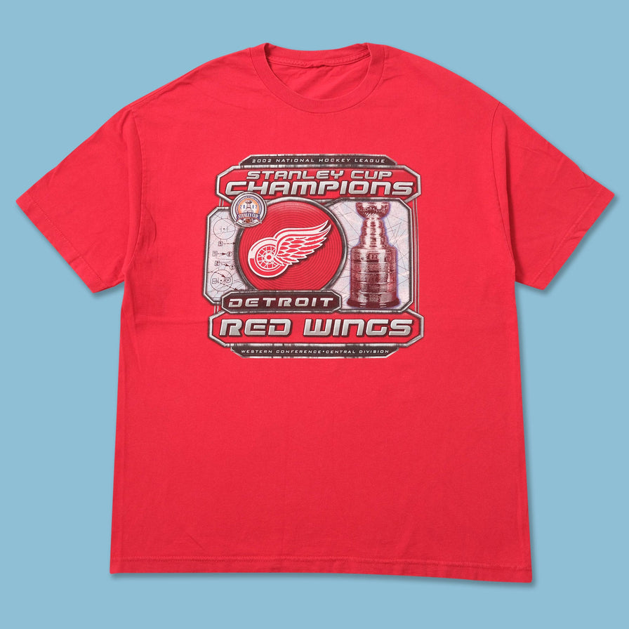2002 Detroit Red Wings T-Shirt XLarge 