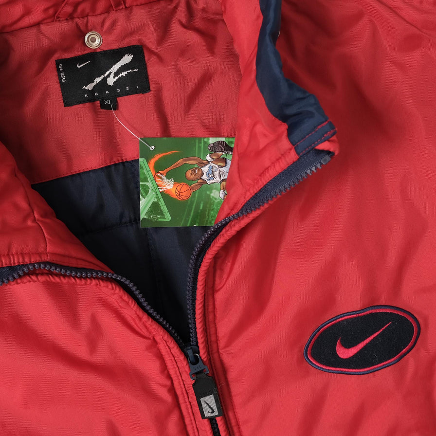 Vintage Nike Agassi Puffer Jacket XLarge 