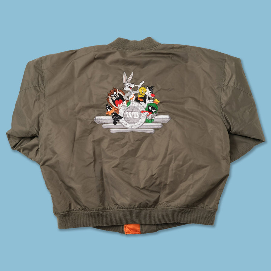 Vintage Looney Tunes Bomber Jacket XXL 
