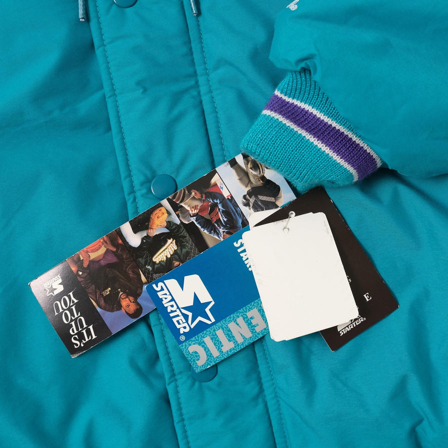 Vintage DS Starter Charlotte Hornets Women's Jacket XSmall 