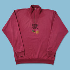 Vintage adidas Q-Zip Sweater XLarge 
