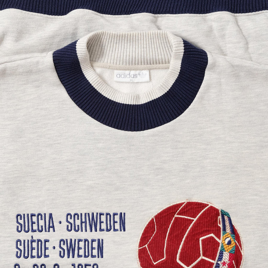 Vintage adidas World Cup Sweden '58 Sweater XLarge 