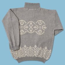 Vintage DS adidas Q-Zip Knit Sweater Large 