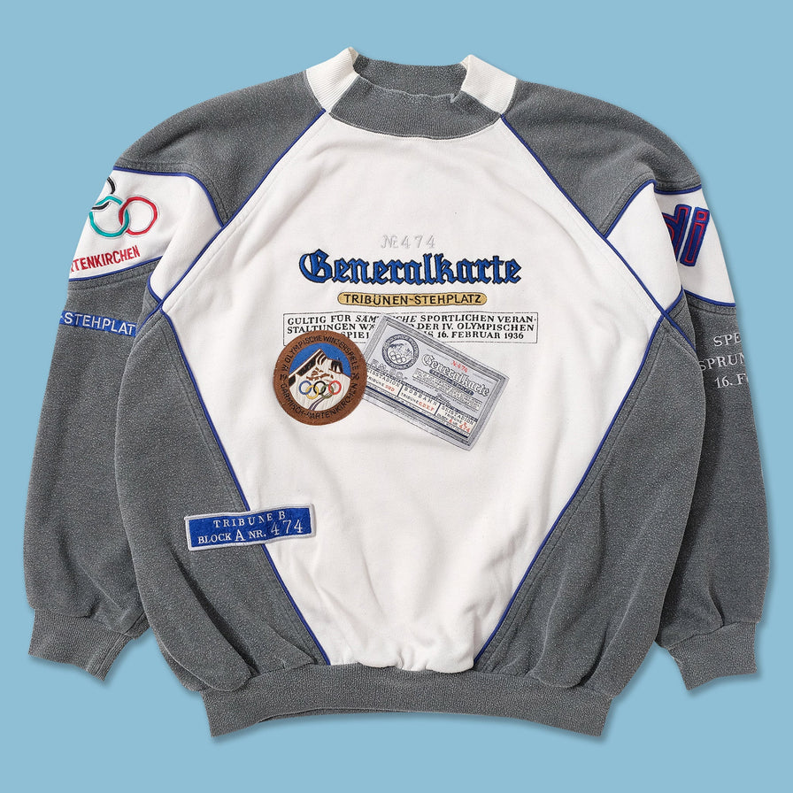Vintage adidas Garmisch Olympics '36 Sweater Medium 