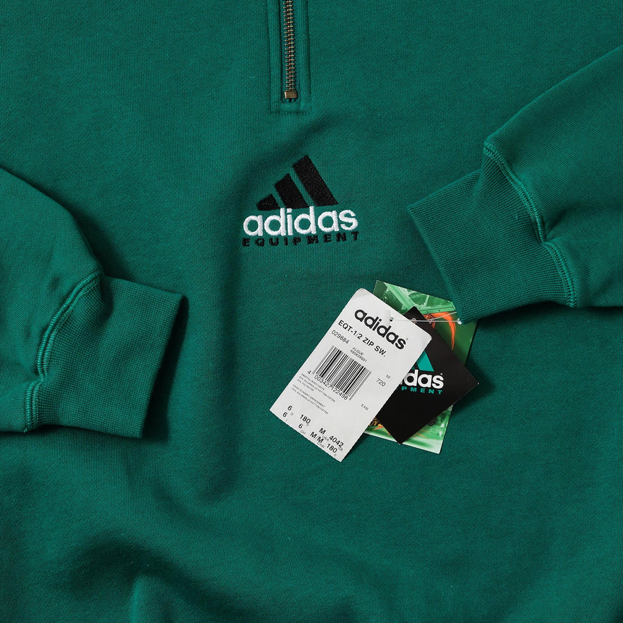 Vintage DS adidas Equipment Half-Zip Sweater XLarge 