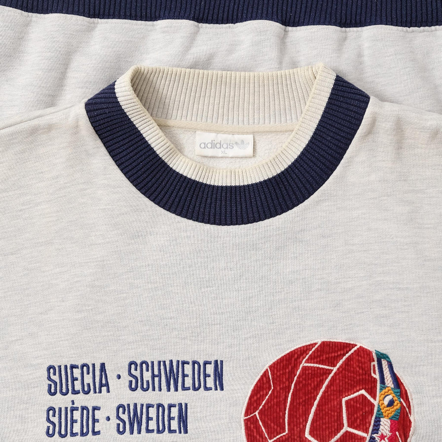 Vintage adidas World Cup Sweden '58 Sweater XLarge 
