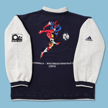 Vintage adidas World Cup '74 Q-Zip Sweater Large 