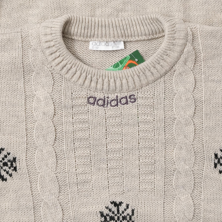 Vintage adidas Ski Knit Sweater Large 