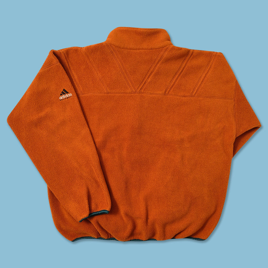 Vintage adidas Equipment Half-Zip Fleece XLarge 