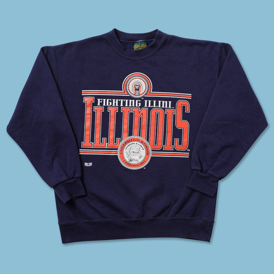Vintage University of Illinois Sweater Medium 
