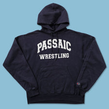 Vintage Champion Passaic Wrestling Hoody Small 