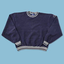Vintage Champion Inside Out Fleece Sweater Medium 
