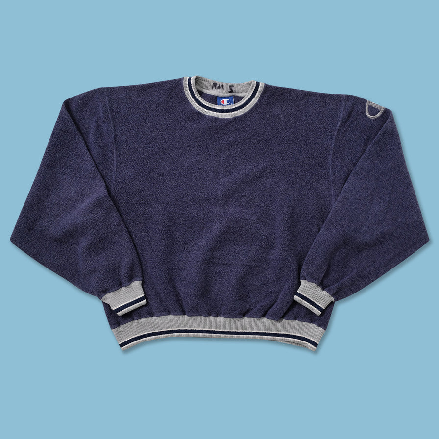 Vintage Champion Inside Out Fleece Sweater Medium 