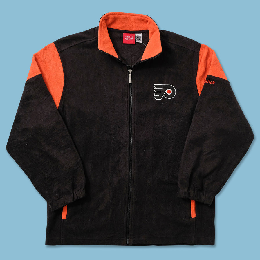 Vintage Reebok Philadelphia Flyers Fleece Jacket Medium 