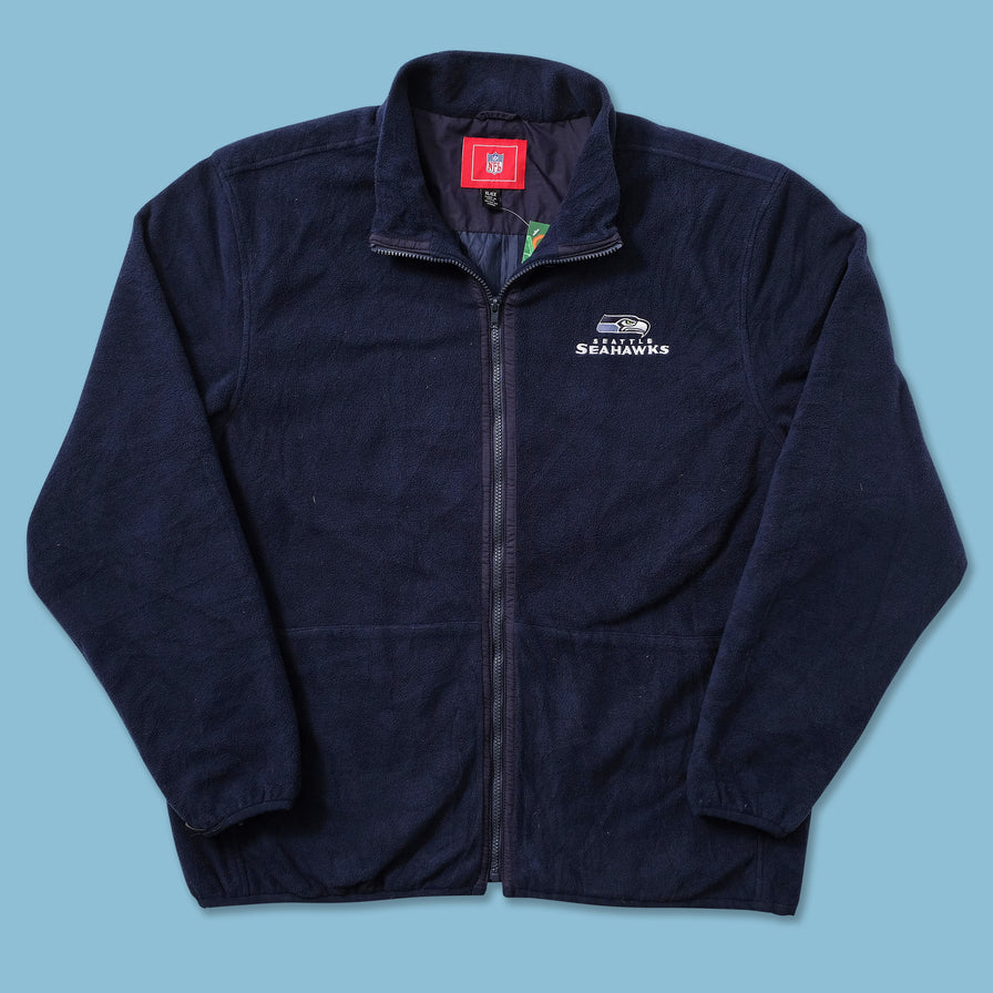 Vintage Seattle Seahawks Fleece Jacket XLarge 