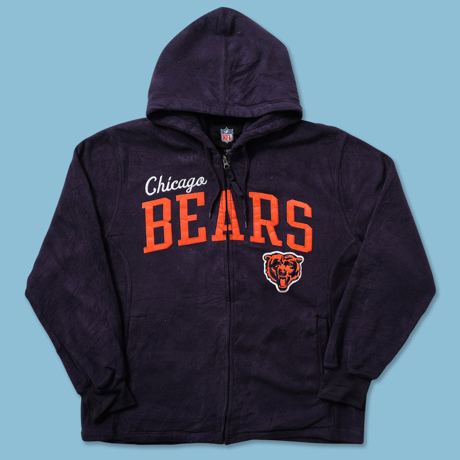 Vintage Chicago Bears Fleece Jacket XLarge 