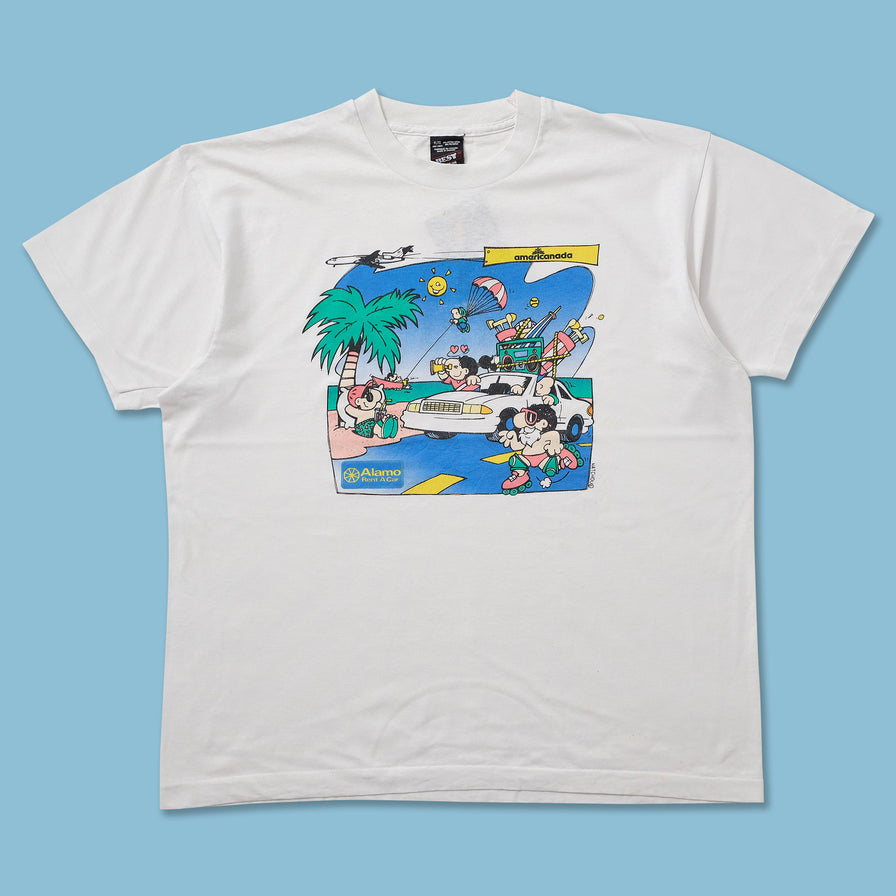 Vintage Alamo Rent A Car T-Shirt XLarge 