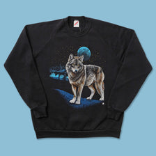 1987 Wolf Sweater Medium 