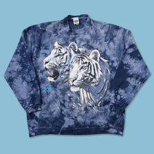 Vintage Rainforest Cafe Tiger Sweater Large 