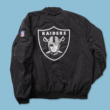 Oakland Raiders Padded Varsity Jacket XLarge 