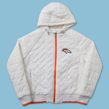 Women's Denver Broncos Light Puffer Jacket Large 