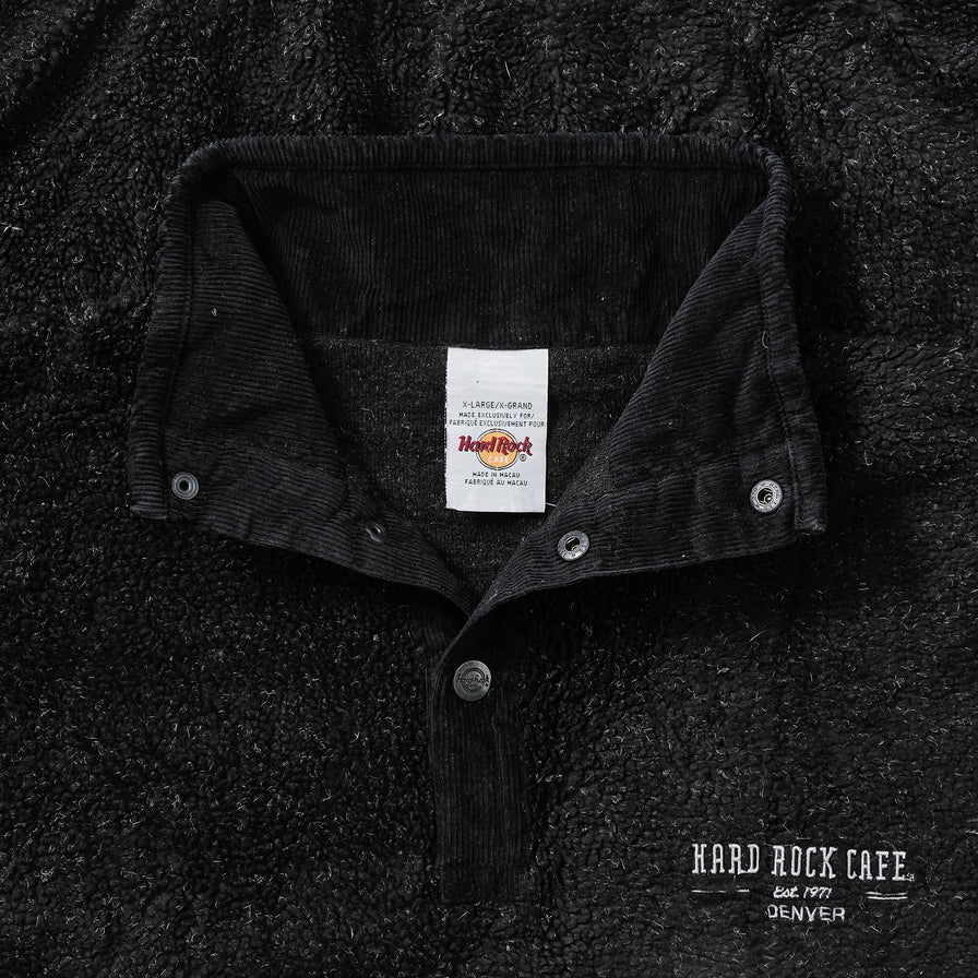 Vintage Hard Rock Cafe Deep Pile Fleece XLarge 