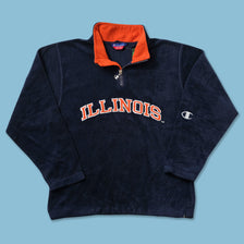 Vintage Champion Illinois Fleece Large 