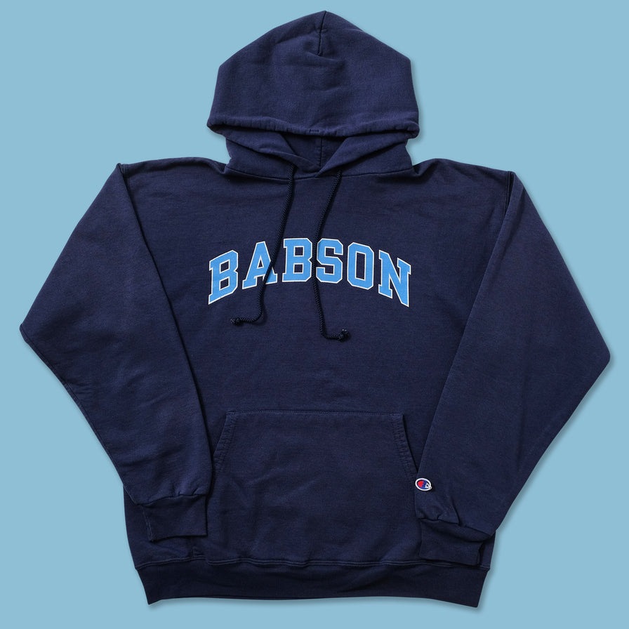 Vintage Champion Babson College Hoody Small 