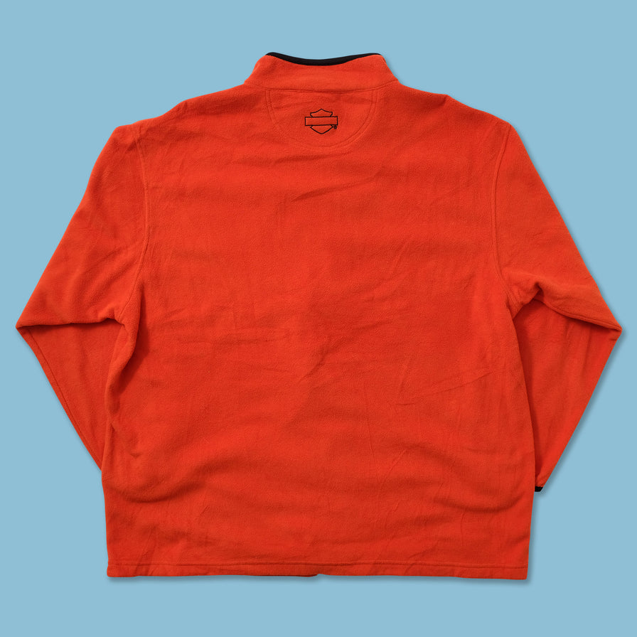 Vintage Harley Davidson Fleece Jacket XLarge 