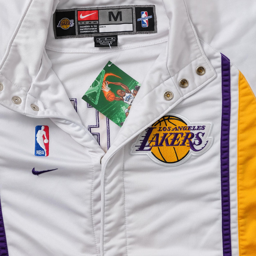 Lakers warm discount up jacket nike