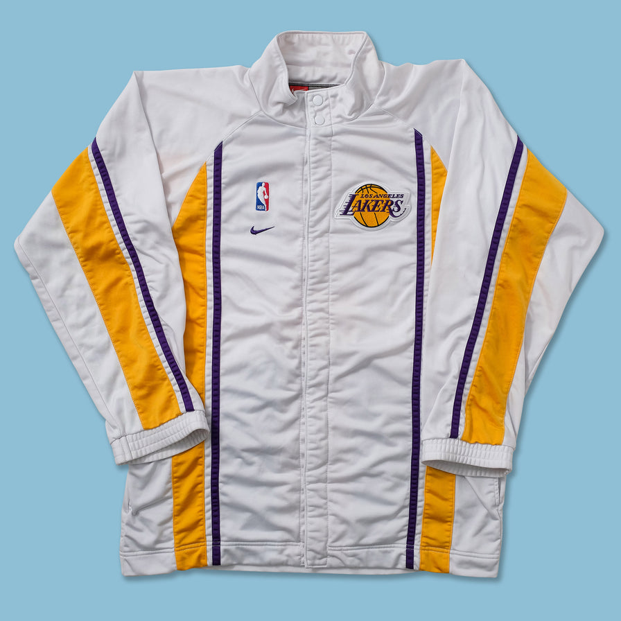 Vintage Nike Los Angeles Lakers Shooting Jacket Medium | Double