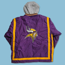 Vintage Minnesota Vikings Padded Jacket XLarge 