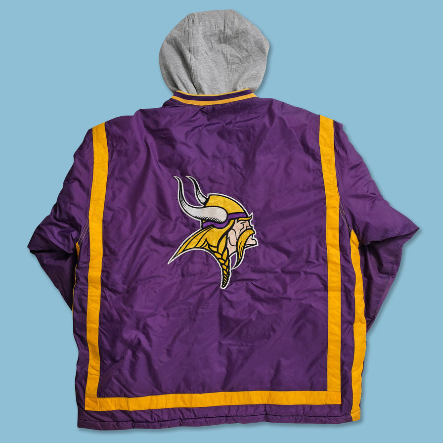 Vintage Minnesota Vikings Padded Jacket XLarge 