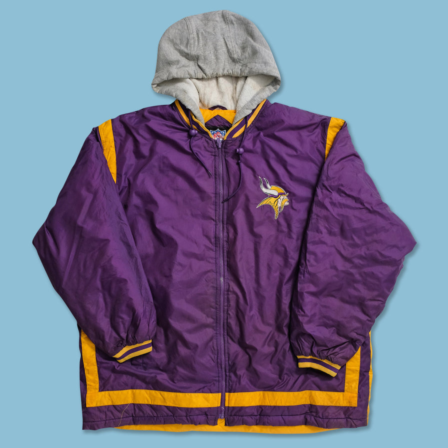Vintage Minnesota Vikings Padded Jacket XLarge 