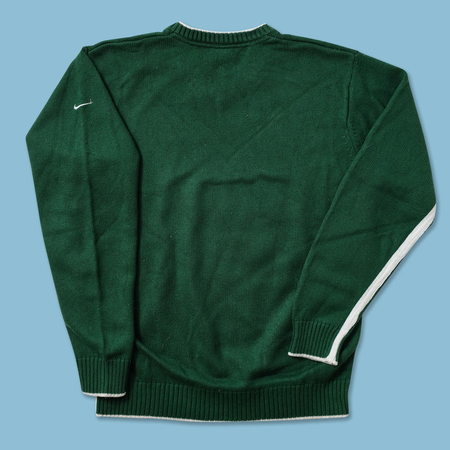 Vintage Nike Michigan Spartans Knit Sweater Medium - Double Double Vintage