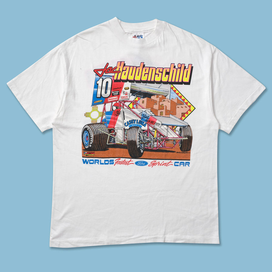 1992 Ford Drag Racing T-Shirt Medium - Double Double Vintage