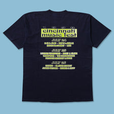 1998 Cincinnati Music Festival T-Shirt XLarge - Double Double Vintage