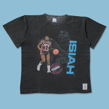 Vintage Isiah Thomas Detroit Pistons T-Shirt Large - Double Double Vintage
