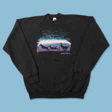 Vintage Deer Sweater XLarge 