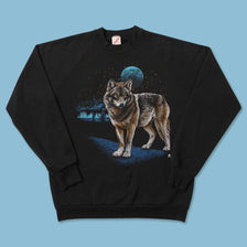 Vintage Wolf Sweater Small 