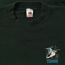 Vintage Appalachian Campsites Sweater XXLarge 