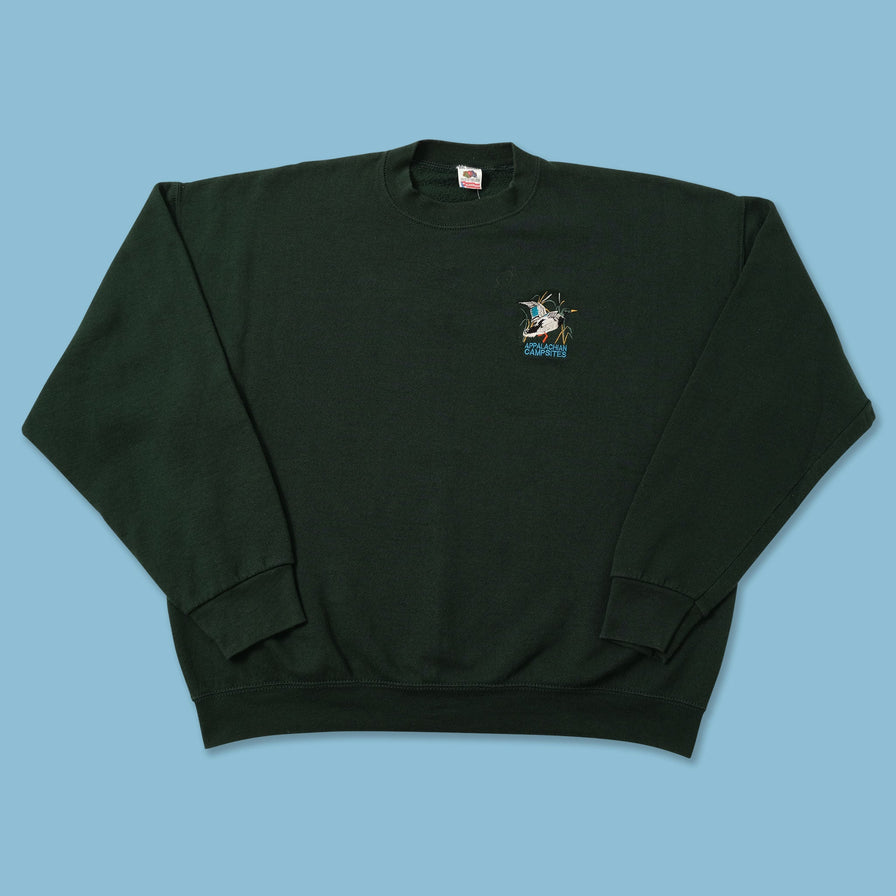 Vintage Appalachian Campsites Sweater XXLarge 