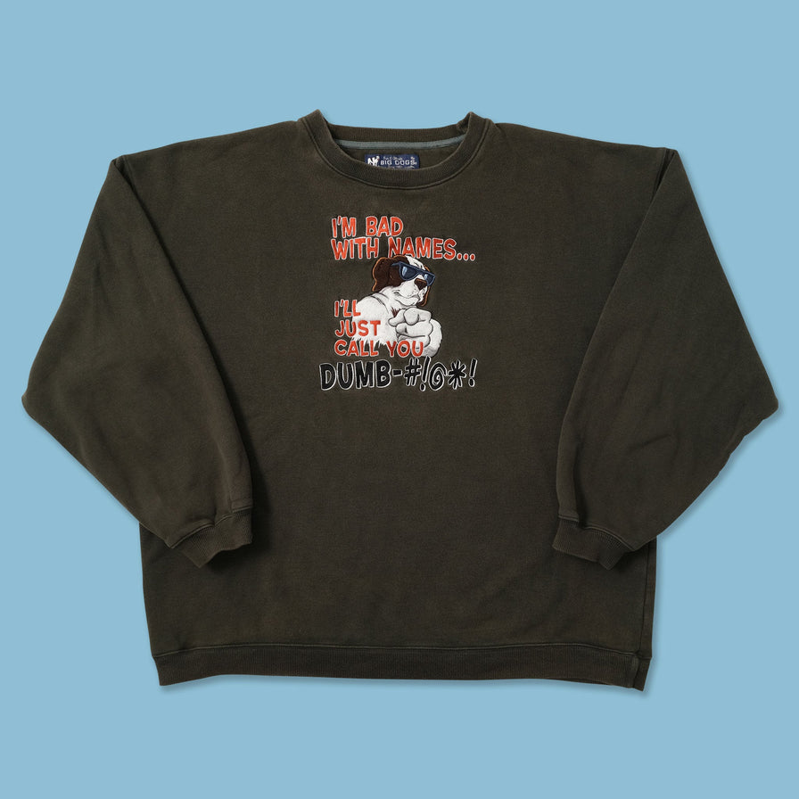 Vintage Cool Dog Sweater XLarge 