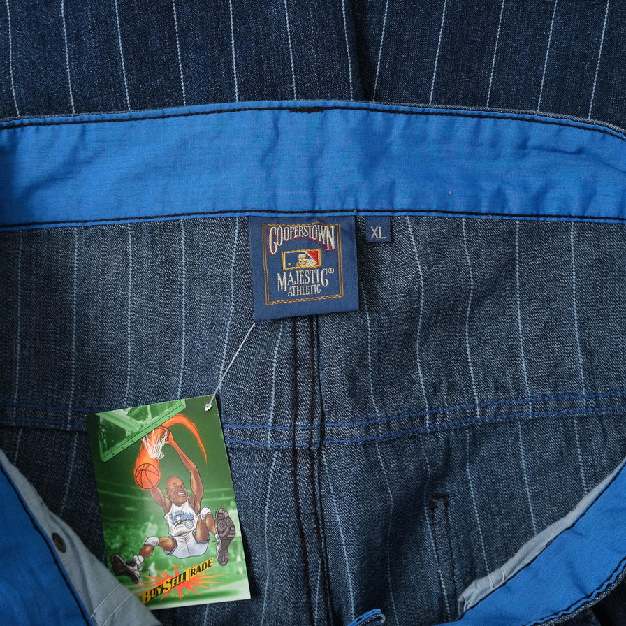 Vintage Baseball Jeans Shorts XLarge 