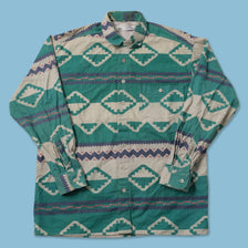 Vintage Pattern Shirt Large 